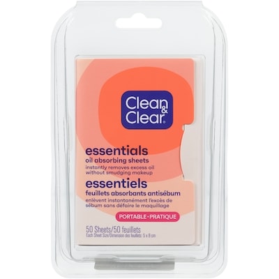 Clean & Clear Feuillets absorbants antisébum 50 ea, 0,20 $/1ch
