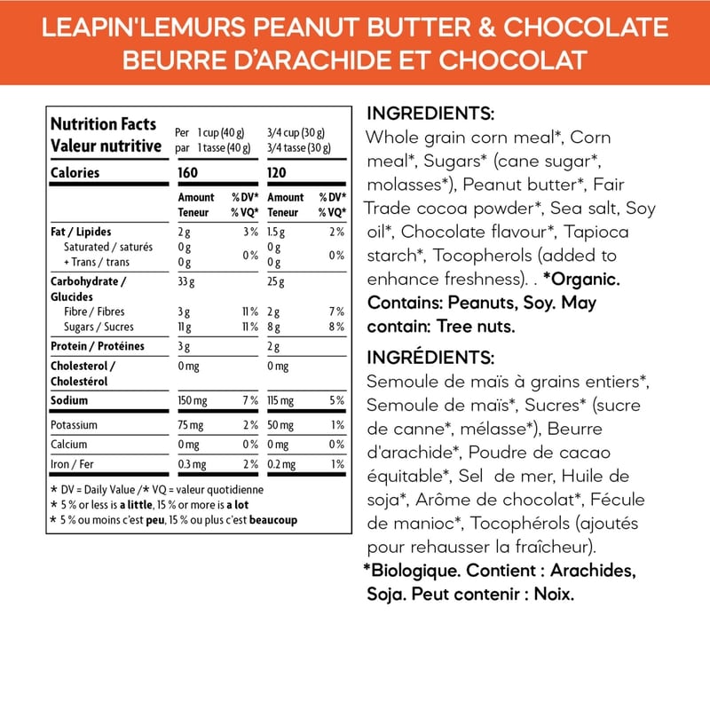 Organic Leapin' Lemurs Cereal