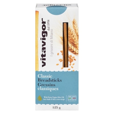 VitaVigor Breadsticks, Traditional 125 g, $1.83/100g