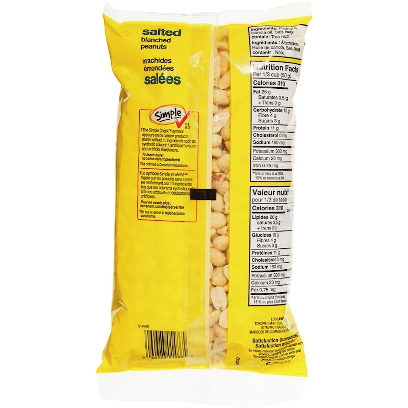 Salted Blanched Peanuts