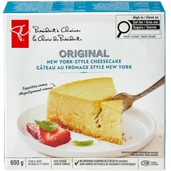 le Choix du Président Gâteau au fromage style New York original 600 g, 2,00 $/100g