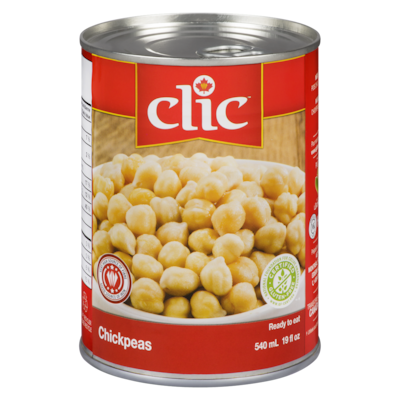 Clic Chick Peas 540 ml, $0.33/100ml