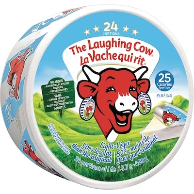 La vache qui rit Fromage suisse crémeux léger 400 g, 2,50 $/100g