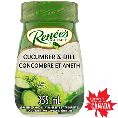 Renees Cucumber And Dill Dressing 355 ml, $1.83/100ml
