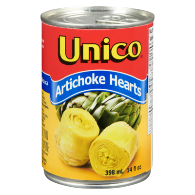Unico Artichoke Hearts, Whole 398 ml, $1.08/100ml