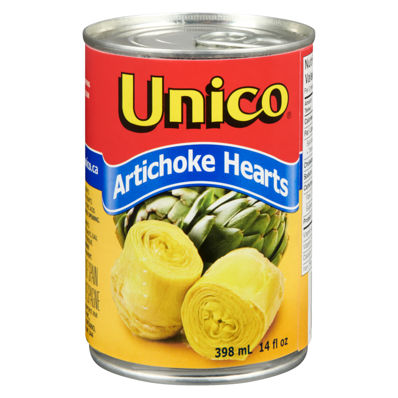 Unico Artichoke Hearts, Whole - 398 ml | Zehrs