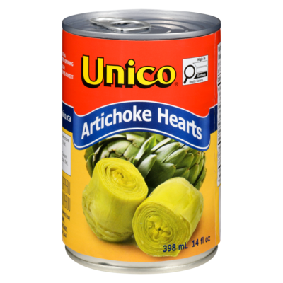 Unico Artichoke Hearts, Whole 398 ml, $1.38/100ml
