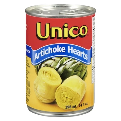 Unico Artichoke Hearts, Whole 398 ml, $1.38/100ml