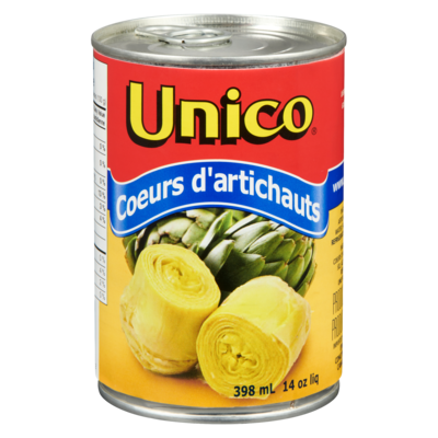 Unico Unico Coeurs D'Artichauts 398 ml, 1,38 $/100ml