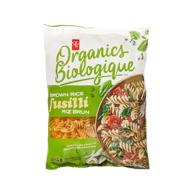 PC Organics Brown Rice Fusilli Organic 454 g, $0.55/100g