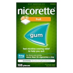 Nicotine Gum Fruit 4mg
