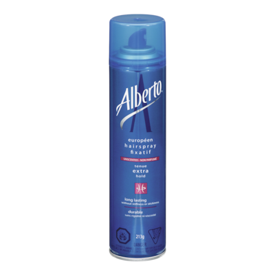 Alberto European Hairspray for hair styling Extra Hold unscented  213 g, $3.99/100g