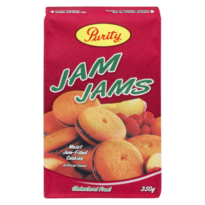 Purity Jam Jams Biscuits, Tin Tied 285 g, $2.00/100g