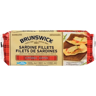Brunswick Seafood Snacks, Kippered 100 g, $2.49/100g