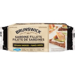 Brunswick Filets de sardines fumés et dorés 92 g, 2,71 $/100g