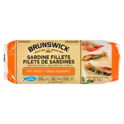 Brunswick Bouchées aux fruits de mer à la sauce piquante Louisiana 100 g, 2,79 $/100g
