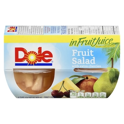 Dole Fruit Bowls Extra Cherries 4x107.0 ml, $0.82/100ml