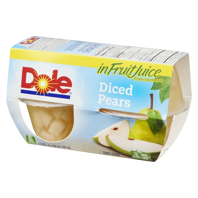 Fruit Bowls Pears, Diced