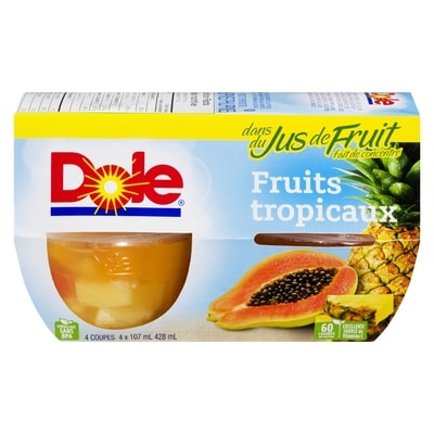 Dole Dole Fruits tropicaux 4x107.0 ml, 0,76 $/100ml