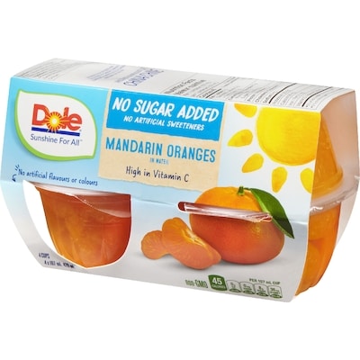 Fruit Bowls, Mandarin Oranges in Water