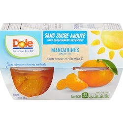 Dole Mandarines dans l'eau 4x107.0 ml, 0,76 $/100ml