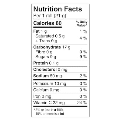 Fruit Flavoured Snacks, Gluten Free, 6 ct