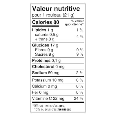 Fruit-O-Long Saveur Déchire-délire, Sans gluten, 6 Ct
