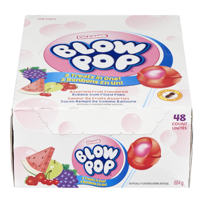 Charms Suçons Blow 48x1.0 ea, 0,23 $/1ch