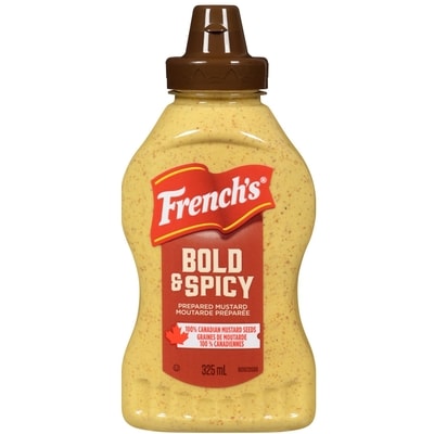 French’s Moutarde Préparée Bold & Spicy, Canadien 100% 325 ml, 1,32 $/100ml