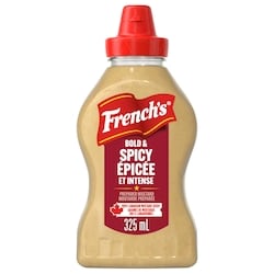 French’s Moutarde Préparée Bold & Spicy, Canadien 100% 325 ml, 0,83 $/100ml