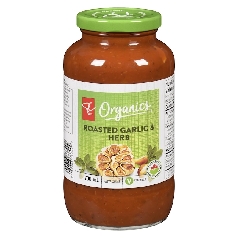 Organic Pasta Sauce, Roasted Garlic & Herb