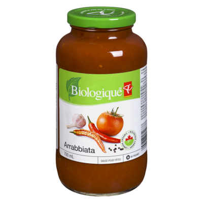PC Biologique Sauce Arrabbiata 700 ml, 0,64 $/100ml