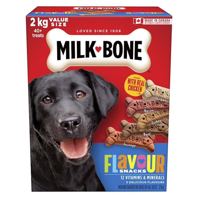 Flavour Snacks Medium Assorted Meat Flavours Dog Biscuits 