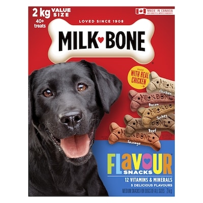 Flavour Snacks Medium Assorted Meat Flavours Dog Biscuits