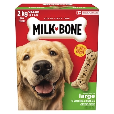 Milkbone Flavor Snacks Dog Biscuit Large 2 kg, $0.47/100g