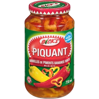 Bick’s Rondelles De Piments Frt 750 ml, 0,87 $/100ml