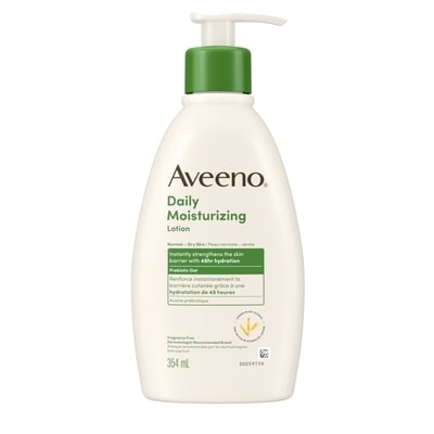 Aveeno Daily Moisturizing Body Lotion, Dry Skin, Fragrance Free 354 ml, $3.53/100ml
