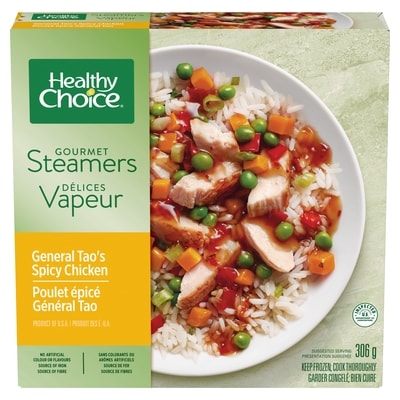Healthy Choice Gourmet Steamers, General Tao's Spicy Chicken 306 g, $2.28/100g