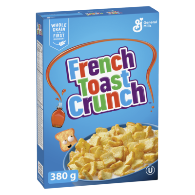 General Mills French Toast Crunch Cereal 380 g, $1.31/100g