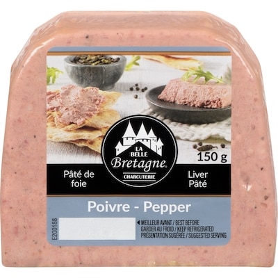 La Belle Bretagne Glazed Liver Pâté, with Pepper 150 g, $2.67/100g