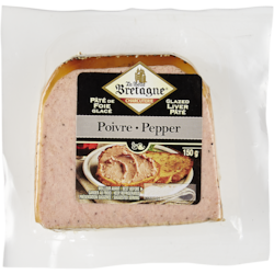 La Belle Bretagne Pâté de foie glacé avec poivre 150 g, 3,33 $/100g