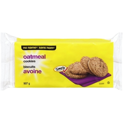 No Name Oatmeal Cookies 907 g, $0.55/100g