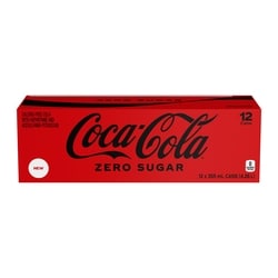 Coca-Cola Cola Zero Sugar Fridge Pack Cans 12x355.0 ml, $0.21/100ml