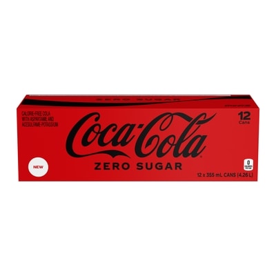Coca-Cola Cola Zero Sugar Fridge Pack Cans 12x355.0 ml, $0.21/100ml
