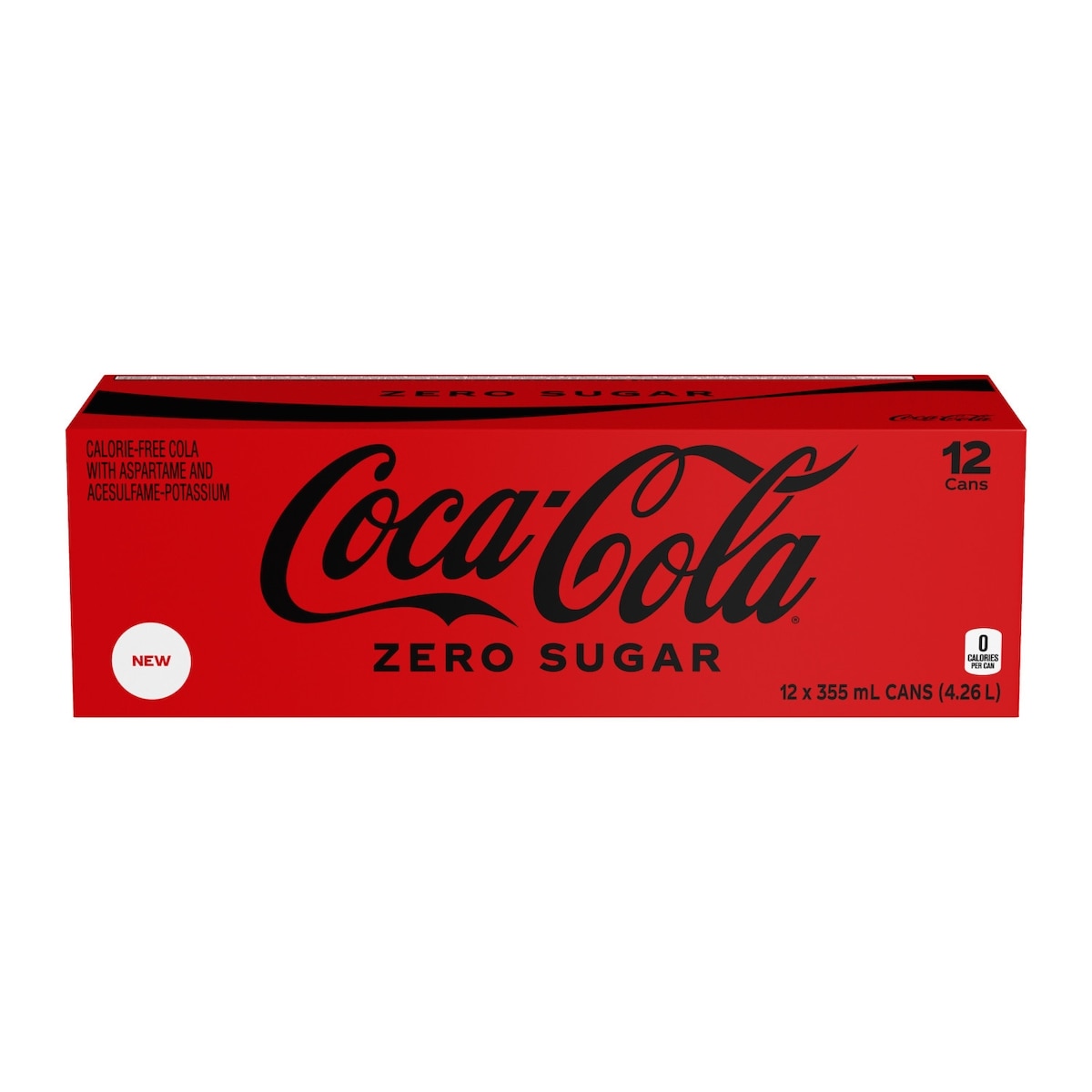 Coca-Cola Cola Zero Sugar Fridge Pack Cans 12x355.0 ml, $0.18/100ml
