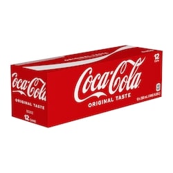 Coca-Cola Cola Fridge Pack Cans - 12x355.0 ml | Dominion Stores of