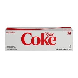Coca-Cola Diet Cola Fridge Pack Cans 12x355.0 ml, $0.21/100ml