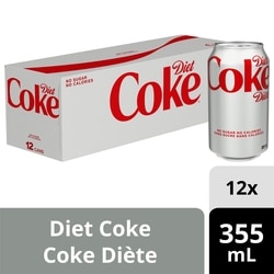 Coca-Cola Diet Cola Fridge Pack Cans 12x355.0 ml, $0.21/100ml