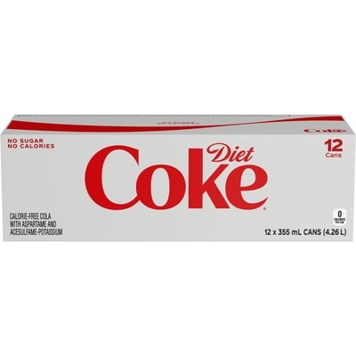 Coca-Cola Diet Cola Fridge Pack Cans 12x355.0 ml, $0.16/100ml