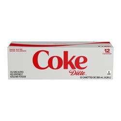 Coca-Cola Cola Diète Fridge Pack Cannettes 12x355.0 ml, 0,19 $/100ml